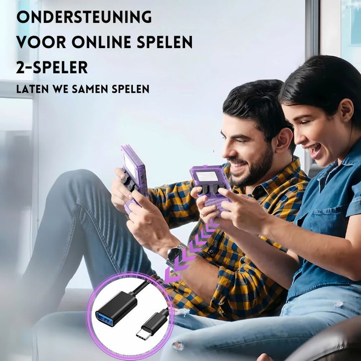 PixelPlay™ - Nostalgie in je Hand (Gratis beschermhoes)